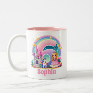 Taza Bicolor Princess Name Enchanted Kingdom