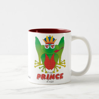 Taza Bicolor Príncipe Mug de la rana