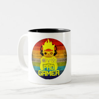 TAZA BICOLOR PRO GAMER - NERD DE JUEGOS