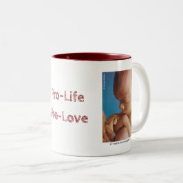 Taza Bicolor Pro-Life Pro-Love