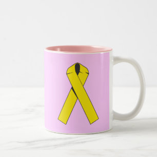 Taza Bicolor Productos y ropa amarillos de la cinta