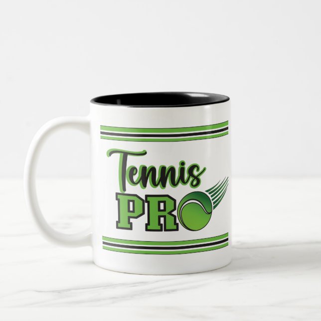 Taza Bicolor Profesional del tenis (Izquierda)