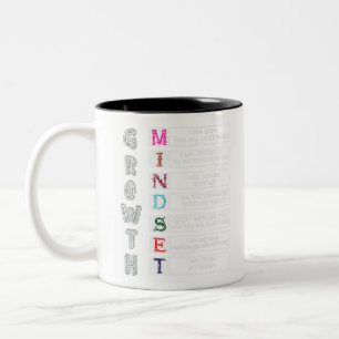 Taza Bicolor Profesor de aula de camiseta para la mentalidad de