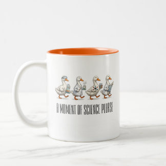 Taza Bicolor Profesor de Ciencias Personalizado Un Momento de C