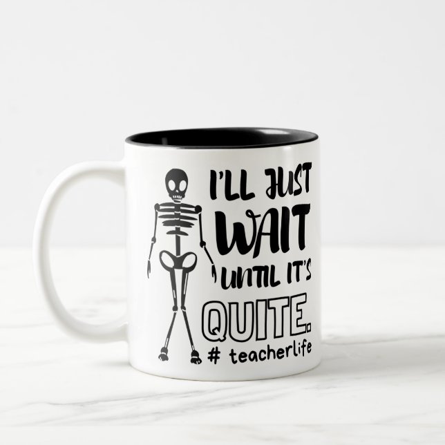 Taza Bicolor Profesor de Halloween Fall (Izquierda)