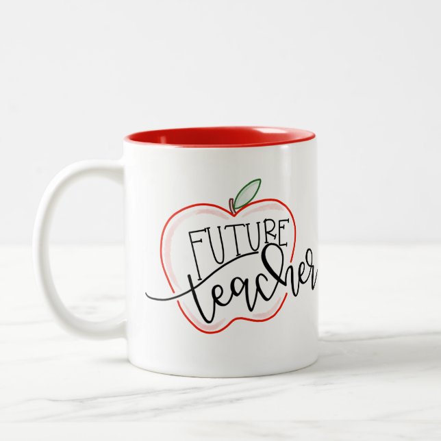 Taza Bicolor Profesor futuro (Izquierda)