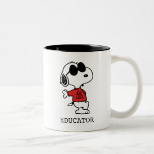 Taza Bicolor Profesor "Joe Guay" Snoopy
