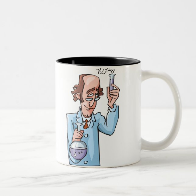 Taza Bicolor Profesora de Química (Derecha)