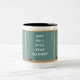 Taza Bicolor Profesora divertida