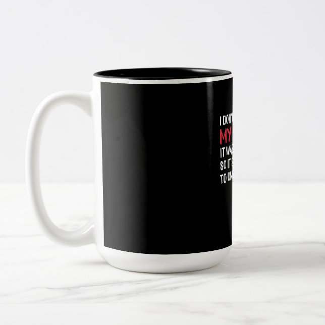 Taza Bicolor Programador No Comentaré Mi Código (Izquierda)