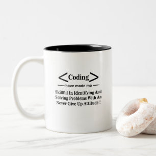 Taza Bicolor Programador Programador Codificador Programación