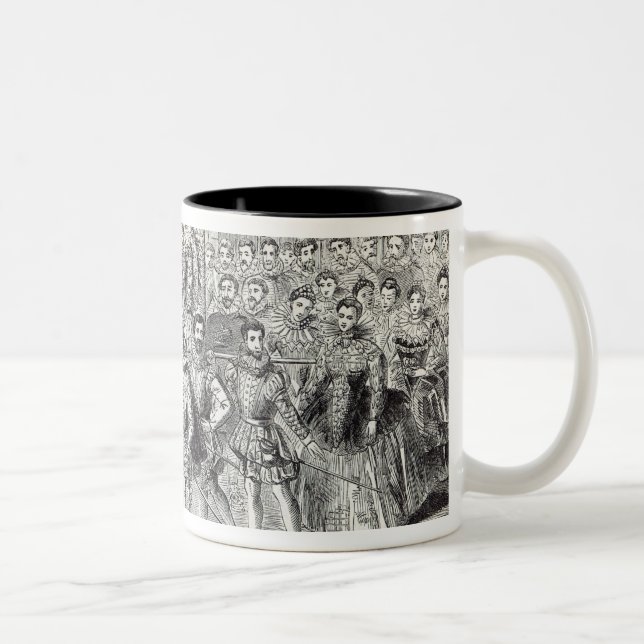 Taza Bicolor Progreso del estado de la reina Elizabeth (Derecha)