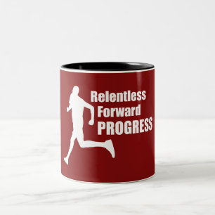Taza Bicolor Progreso hacia delante implacable