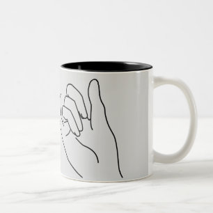 Taza Bicolor promesa rosada