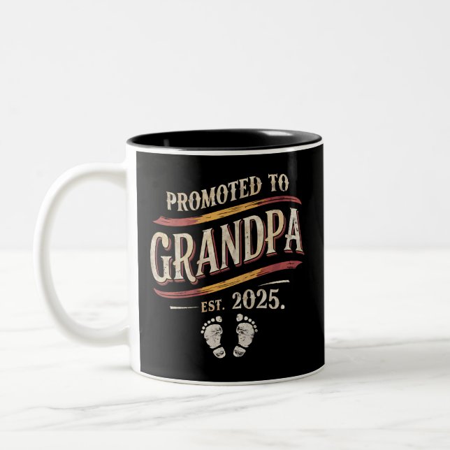 Taza Bicolor Promocionado Al Abuelo 2025 (Izquierda)