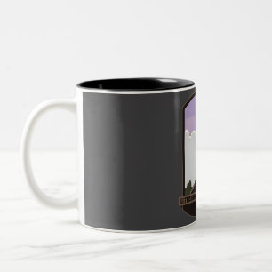 Taza Bicolor Propietario de perros - Parque militar nacional de