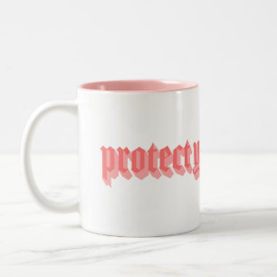 Taza Bicolor Proteja su energía 2