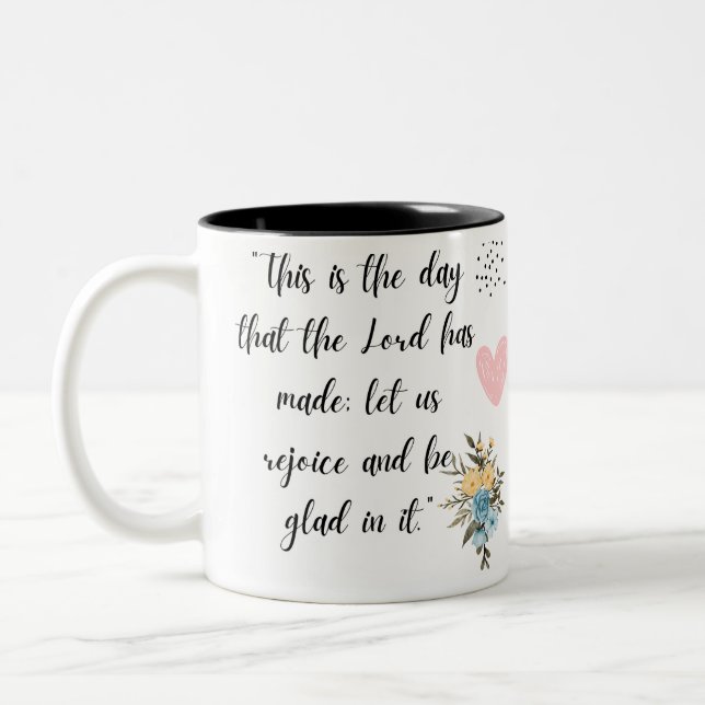 TAZA BICOLOR PSALMS 118:24 (Izquierda)