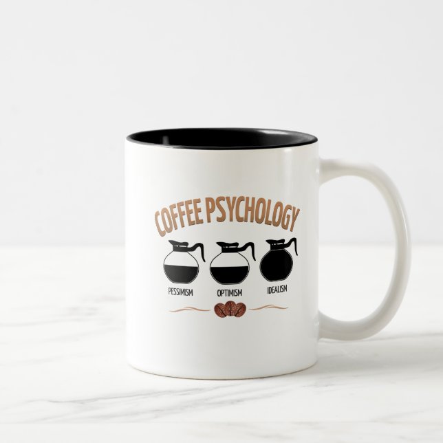 Taza Bicolor Psicología del café (Derecha)