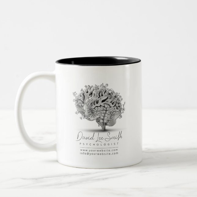 Taza Bicolor Psicólogo / Neuroólogo (Izquierda)