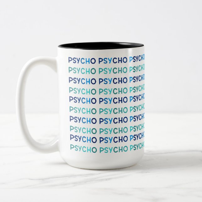 Taza Bicolor  PSYCHO, Mug (Izquierda)
