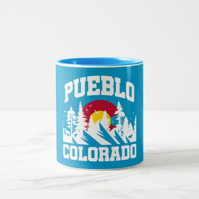 Taza Bicolor Pueblo, Colorado (Centro)
