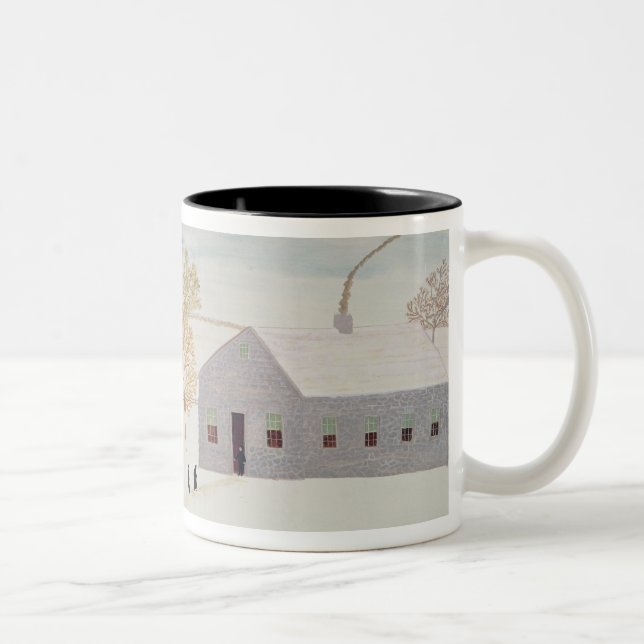 Taza Bicolor Pueblo de Amish (Derecha)