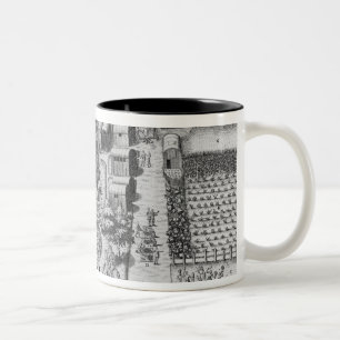 Taza Bicolor Pueblo indio de Secoton