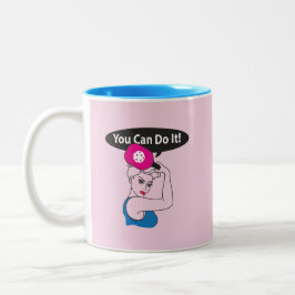 Taza Bicolor Puede Hacerlo Pickleball (W)