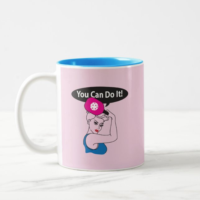 Taza Bicolor Puede Hacerlo Pickleball (W) (Izquierda)