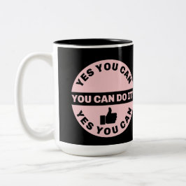 Taza Bicolor Puedes hacerlo mug