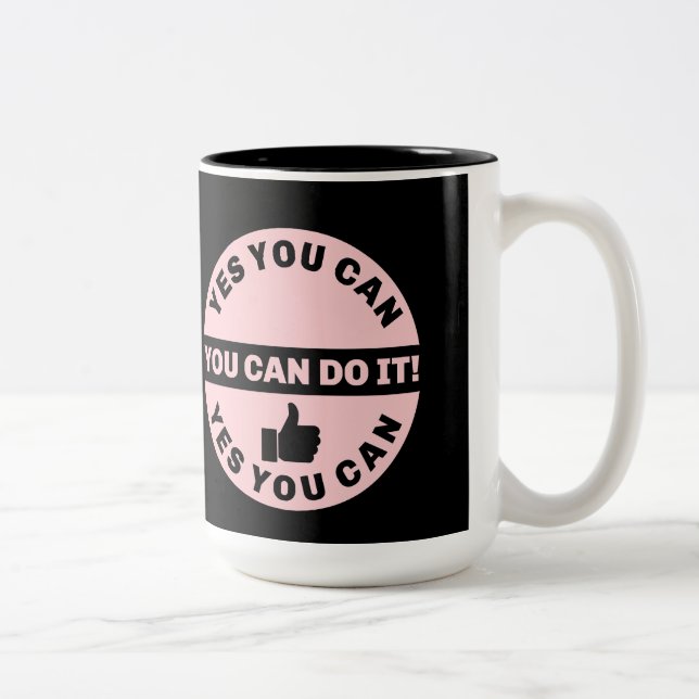 Taza Bicolor Puedes hacerlo mug (Derecha)