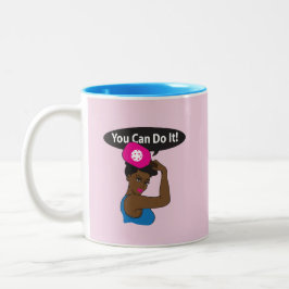 Taza Bicolor Puedes hacerlo. Rosie Pickleball (B)