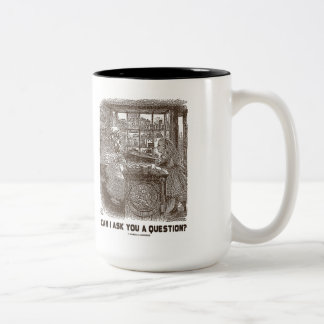 Taza Bicolor ¿Puedo Hacerte Una Pregunta? (Oveja Alicia)