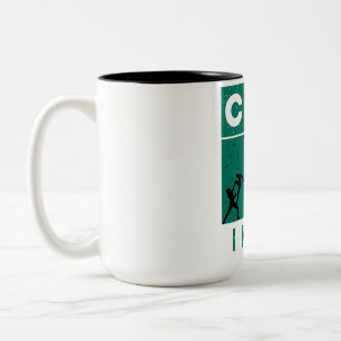 Taza Bicolor Puedo patearlo retro