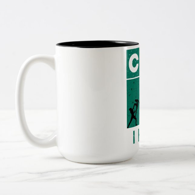 Taza Bicolor Puedo patearlo retro (Izquierda)