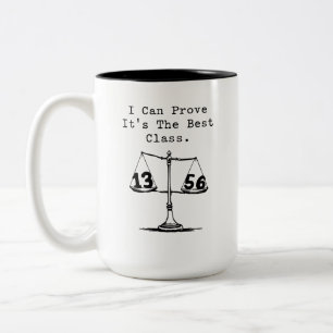 Taza Bicolor Puedo Probar Que Es La Mejor Clase De Matemáticas