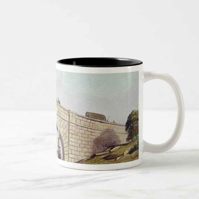 Taza Bicolor Puente, de 'Liverpool y de Manchester Railway (Derecha)