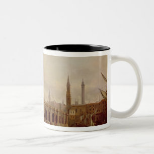 Taza Bicolor Puente de Londres (aceite en lona)