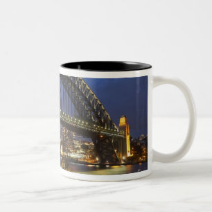 Taza Bicolor Puente de Sydney Harbour y Hotel Park Hyatt Sydney