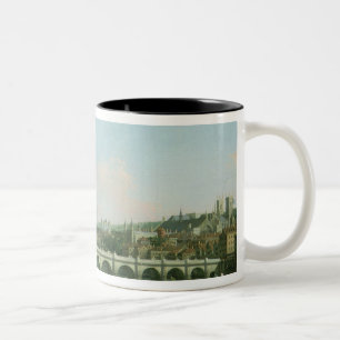 Taza Bicolor Puente de Westminster del norte con Lambeth