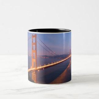 Taza Bicolor Puente Golden Gate en Sunset Mug