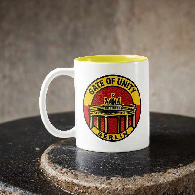 Taza Bicolor Puerta de la Unidad (Subido por el creador)