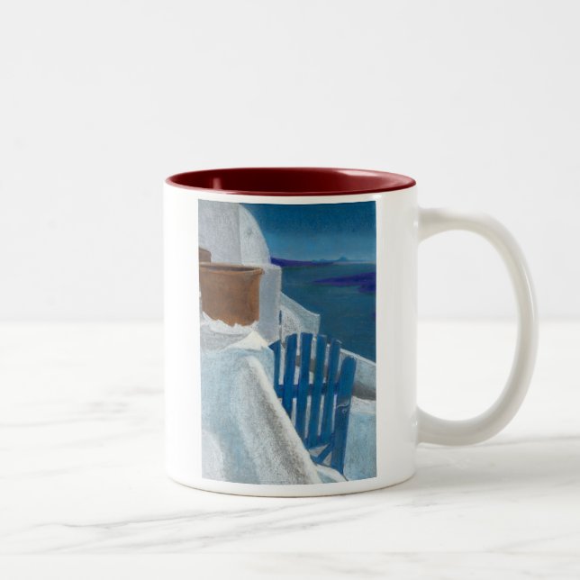 Taza Bicolor Puerta de Santorini (Derecha)