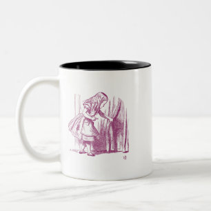 Taza Bicolor Puerta Pequeña de Alice
