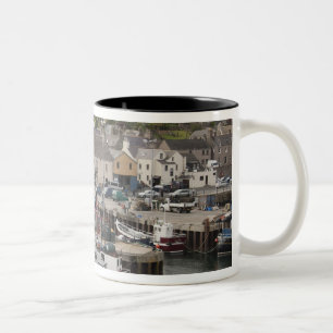 Taza Bicolor puerto ribereño del Atlántico Norte de Stromness