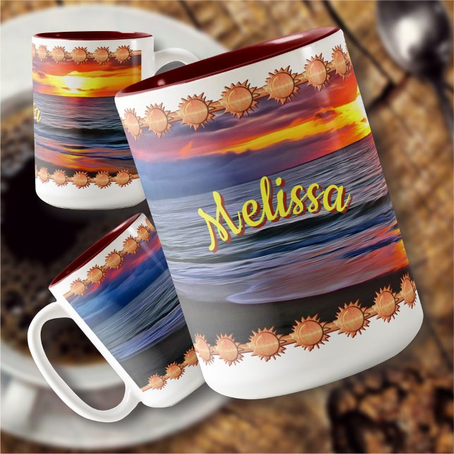 Taza Bicolor Puerto Sunset 1739 (Subido por el creador)