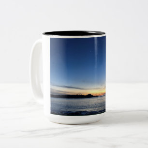 Taza Bicolor Puesta de sol con luna