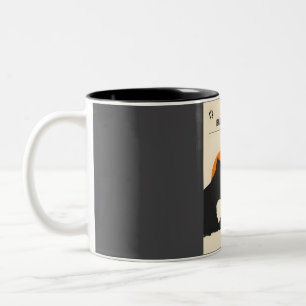 Taza Bicolor Puesto de viaje mínimo en el parque nacional de Ba