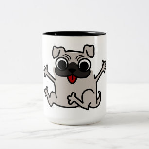 Taza Bicolor Pug